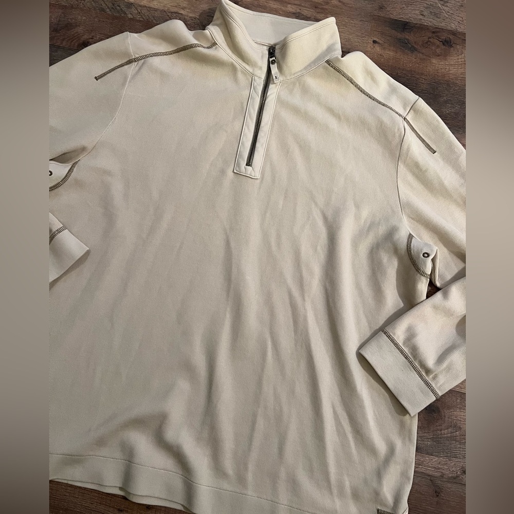 Tommy Bahama‎ 1/4 Zip Mens Sweater- XXL